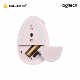 Logitech Lift Vertical Ergonomic Wireless Mouse - Rose 910-006481