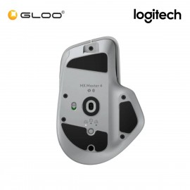 Logitech MX Master 4 Wireless Mouse – Pale Grey (910-00766)