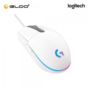 Logitech G102 LIGHTSYNC Gaming Mouse – White 910-005803