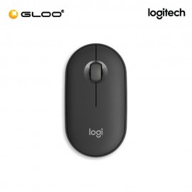 LOGITECH M350S WIRELESS MOUSE PEBBLE 2, TONAL GRAPHITE 910-006988