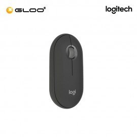 LOGITECH M350S WIRELESS MOUSE PEBBLE 2, TONAL GRAPHITE 910-006988