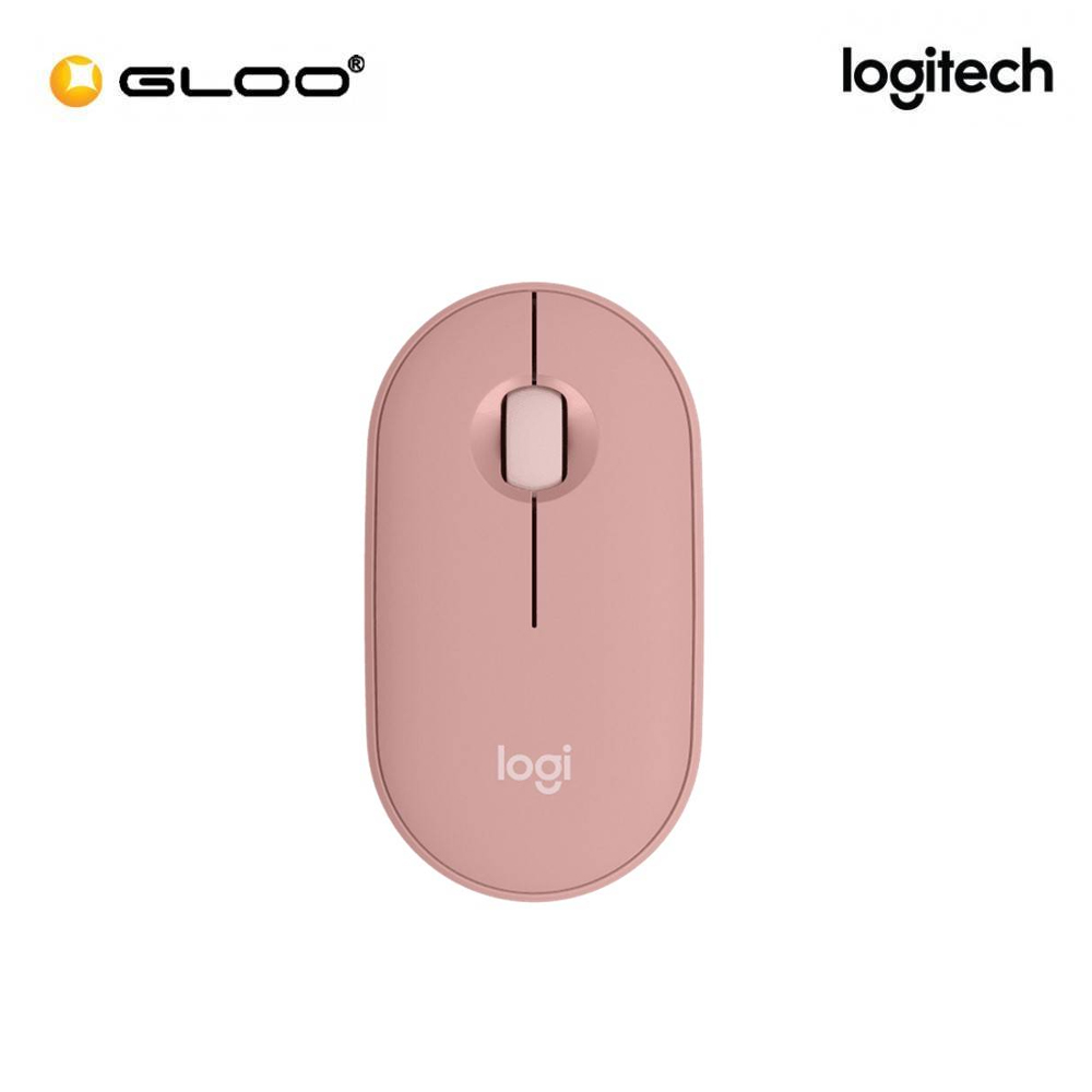 LOGITECH M350S WIRELESS MOUSE PEBBLE 2, TONAL ROSE 910-006987