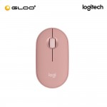 LOGITECH M350S WIRELESS MOUSE PEBBLE 2, TONAL ROSE 910-006987