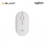 LOGITECH M350S WIRELESS MOUSE PEBBLE 2, TONAL WHITE 910-006986