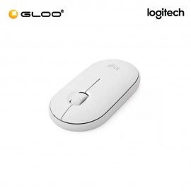 LOGITECH M350S WIRELESS MOUSE PEBBLE 2, TONAL WHITE 910-006986