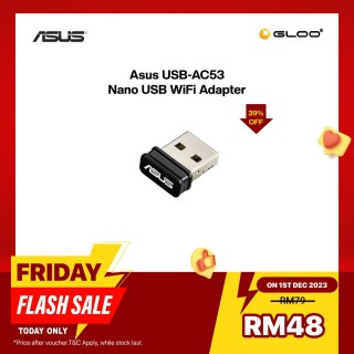 [Pre-order] Asus USB-AC53 Nano USB WiFi Adapter Dual Band [ETA:3-5 working days]