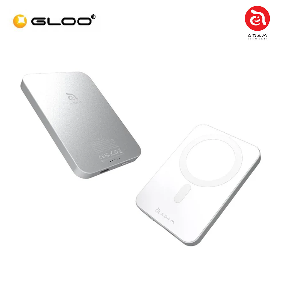 ADAM elements GRAVITY C1 Magnetic Wireless Charging Power Bank (White) 840741113795