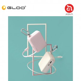 ADAM elements VIONTA T1 10000mAh Travel Power Bank with Built-In Cable (Milk Tea) APBADVTT1MT 840741117212