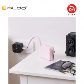 ADAM elements VIONTA T1 10000mAh Travel Power Bank with Built-In Cable (Milk Tea) APBADVTT1MT 840741117212