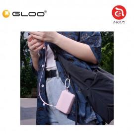 ADAM elements VIONTA T1 10000mAh Travel Power Bank with Built-In Cable-Pink APBADVTT1PK 840741117229