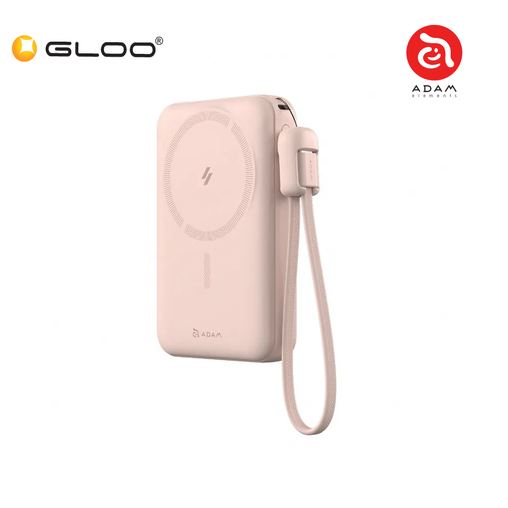 ADAM elements VIONTA C2 Pro 8-in-1 Magnetic Power Bank 10,000 mAh (Pink) APBADVTC2PPK 840741117366