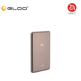 (3C Certified) ADAM elements VIONTA Q5 Qi2 Ultra-Slim Power Bank 5000mAh-Gold 840741117700