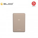 (3C Certified) ADAM elements VIONTA Q10 Qi2 Ultra-Slim Power Bank 10000mAh-Gold 840741117755