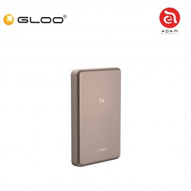 (3C Certified) ADAM elements VIONTA Q10 Qi2 Ultra-Slim Power Bank 10000mAh-Gold 840741117755