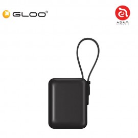 (3C Certified) ADAM elements VIONTA Q Ultra-Compact Power Bank with Built-in Cable 10000mAh-Purple APBADVTQPP 840741118219