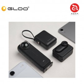 (3C Certified) ADAM elements VIONTA Q Ultra-Compact Power Bank with Built-in Cable 10000mAh-Purple APBADVTQPP 840741118219