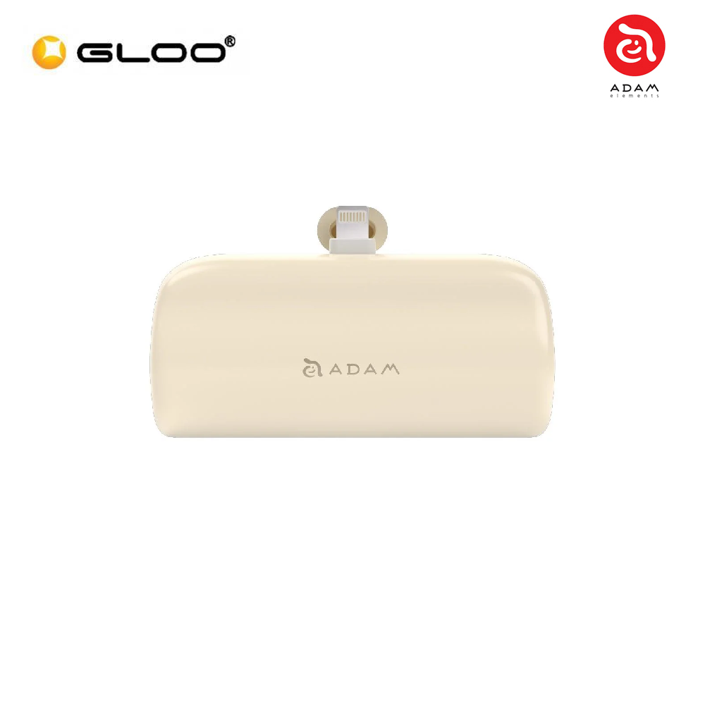 ADAM elements GRAVITY P5L Lightning Pocket Power Bank (Milk Tea) 840741114938