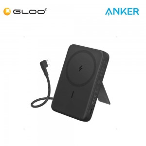 Anker Wireless Power Bank (10K 30W Built-In USB-C Cable) - Black A1685
