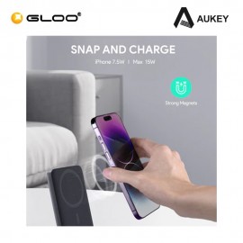 AUKEY MagLynk 20W 6700mAh Magnetic Wireless Charging Power Bank PB-MS01-BK