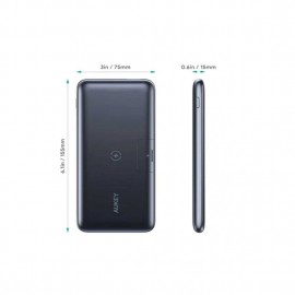 AUKEY 10000mah Wireless Charging Power Bank + Qualcomm QC3.0 + 18W PD PB-WL02
