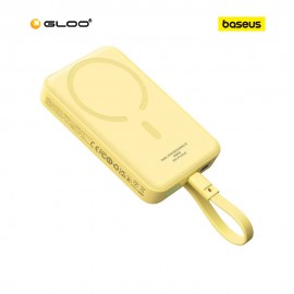 Baseus Magnetic Mini Wireless Fast Charge Power Bank Type-C Edition 10000mAh 30W Lemon Yellow