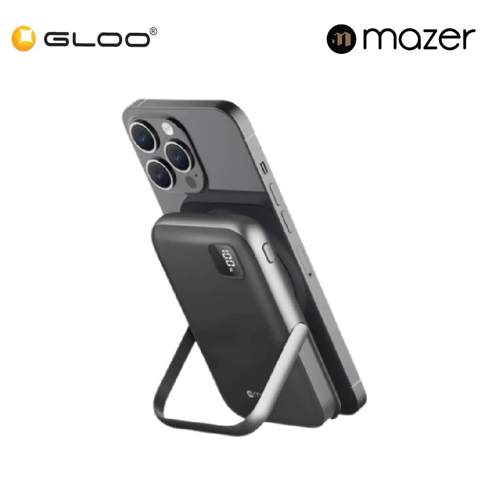 (Pre Order) Mazer MagAir16 10,000mAh Magnetic Wireless Power Bank - Grey 8881304544078