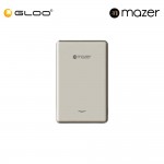 Mazer MagAir19 5000mAh Ultra Slim Magnetic Wireless Power Bank - Titanium 8881304544887