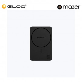 Mazer MagAir20 10,000mAh Magnetic Wireless 15W & PD30W Power Bank - Black 8881304545143