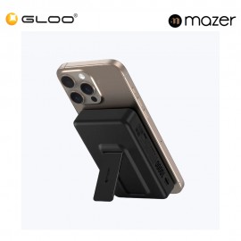 Mazer MagAir20 10,000mAh Magnetic Wireless 15W & PD30W Power Bank - Black 8881304545143