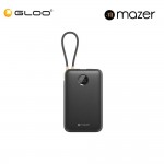 Mazer PowerCharge Link 10V2 10,000mAh PD20W (Built-in USB C Cable) Power Bank - Black 8881304545150