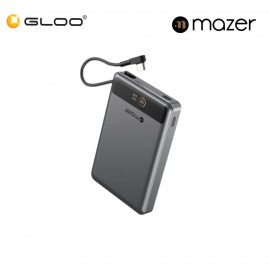 Mazer MagLink70 Qi2 Wireless Powerbank with 30W Cable -Black Grey 8881304545464