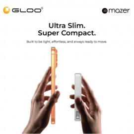 (3C Certified) Mazer MagAir31 10000mAh Magnetic Wireless PowerBank - Natural Titanium 8881304545853