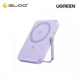UGREEN UNO 10000 mAh Magnetic Wireless 20W Power Bank Qi2 with Built-In Stand - Purple UG-PB764-45337