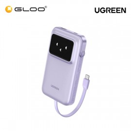 UGREEN UNO 10000 mAh Magnetic Wireless 20W Power Bank Qi2 with Built-In Stand - Purple UG-PB764-45337