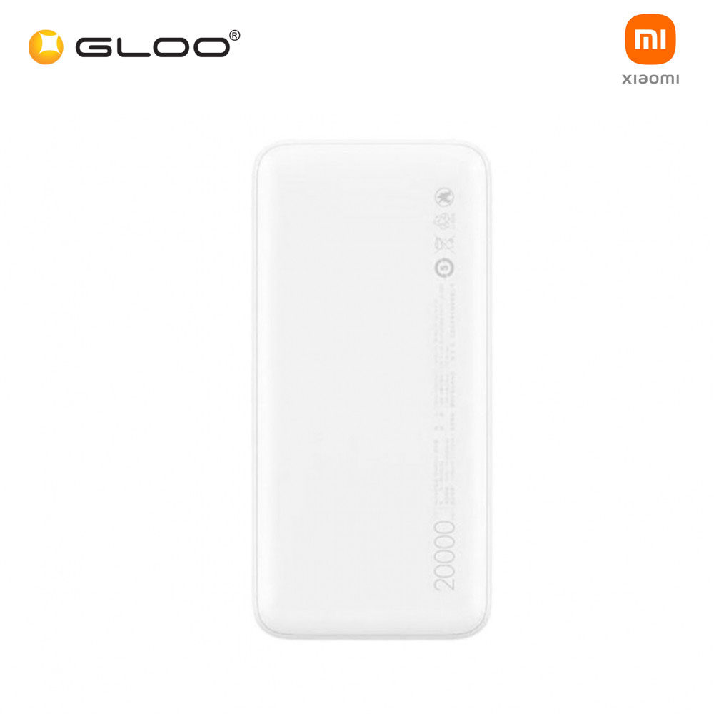 Xiaomi 20000mAh Redmi 18W Fast Charge Power Bank - White