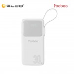 Yoobao Q22 Pro 30W PD Fast Charge 20000mAh Powerbank - White 6937135028996