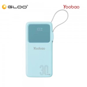 Yoobao Q22 Pro 30W PD Fast Charge 20000mAh Powerbank - Blue 6937135029009