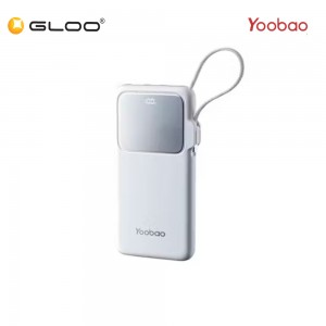 (3C Certifited) Yoobao PDL20 20000Mah PD 22.5W Fast Charge Powerbank WH - 6937135030180