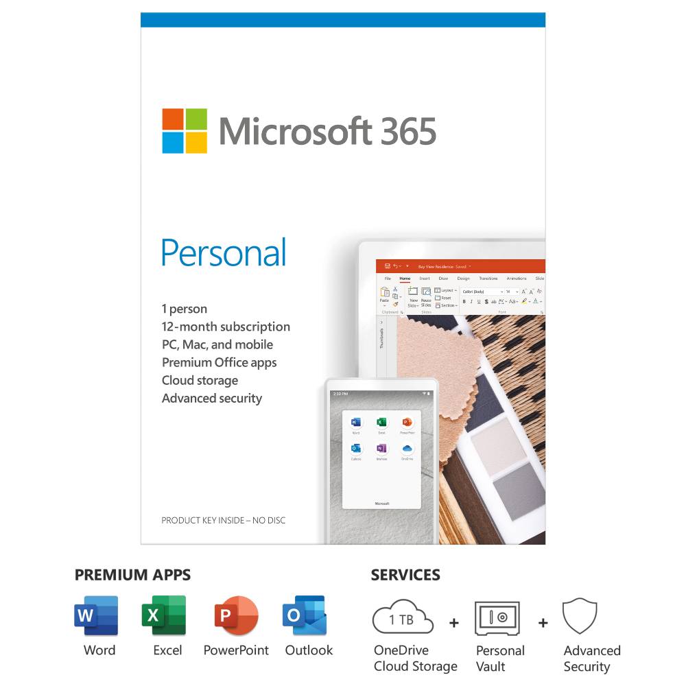 Microsoft Office 365 Personal Esd Pocket Card Qq2 00003