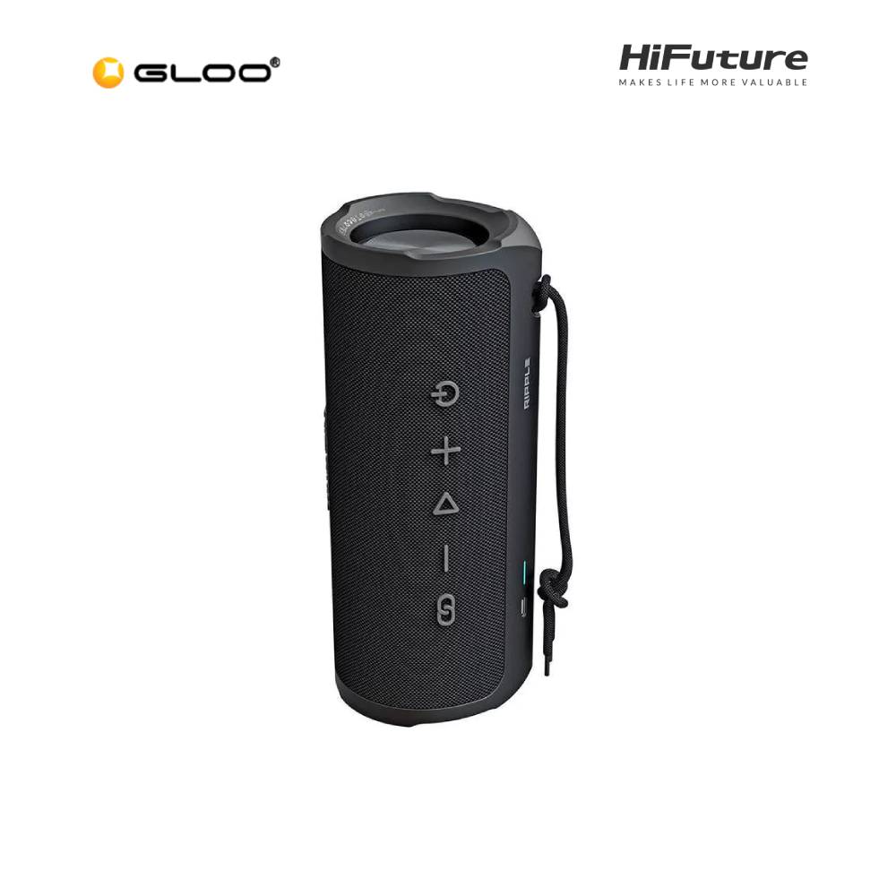 HiFuture Ripple Portable Bluetooth Speaker-Black