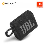 JBL Go 3 Portable Waterproof Speaker - Black  050036374361