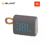 JBL Go 3 Portable Waterproof Speaker – Grey 050036374392