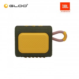 JBL Go 3 Portable Waterproof Speaker – Green (050036374446)