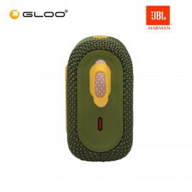 JBL Go 3 Portable Waterproof Speaker – Green (050036374446)