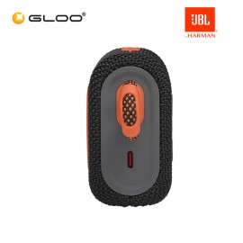 JBL Go 3 Portable Waterproof Speaker – Black and Orange (050036377966)