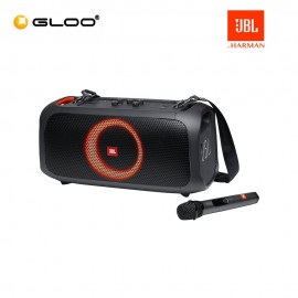 JBL PARTYBOX ON THE GO PORTABLE BLUETOOTH PARTY SPEAKER WITH LIGHT EFFECTS - BLACK (050036383592)