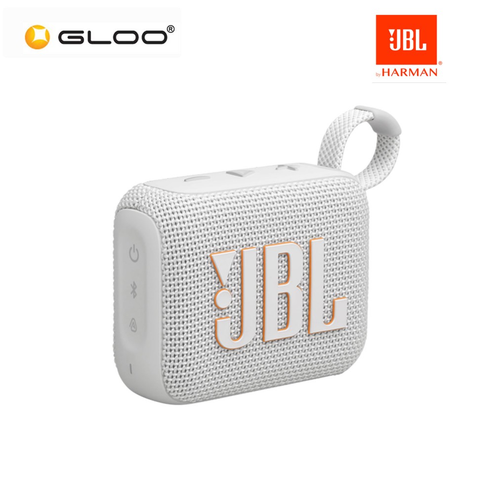 JBL GO 4  Portable Waterproof Speaker -White 050036399371