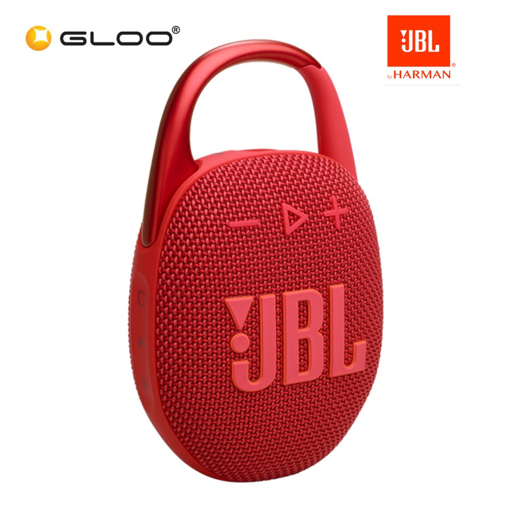 JBL Clip 5 Ultra-portable JBL Pro Sound-Red 050036400008