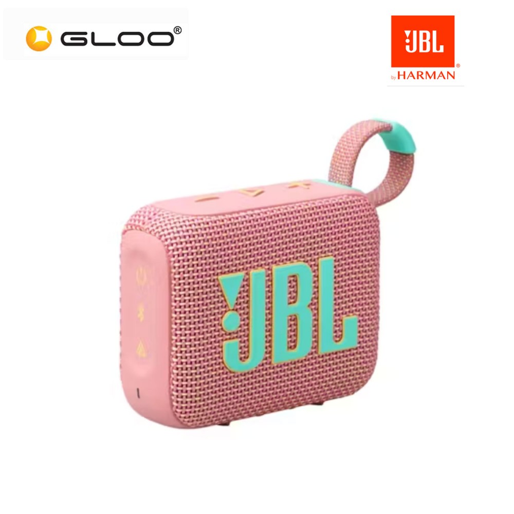 JBL GO 4  Portable Waterproof Speaker -Pink 050036401111