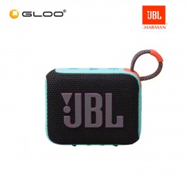 JBL GO 4  Portable Waterproof Speaker -Black Orange 050036401128